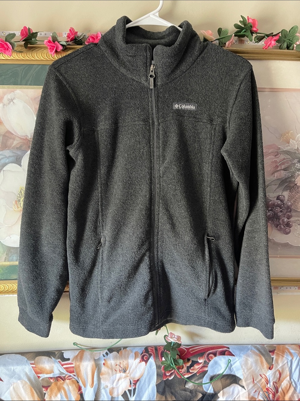 Columbia Dark Charcoal Full-Zip Fleece